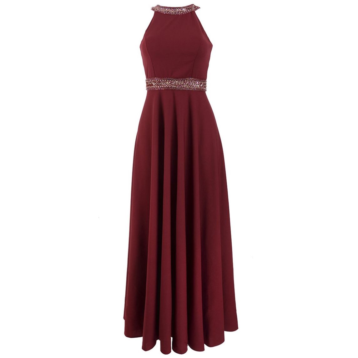 Vestido Largo con Pedrería Koemya para Mujer