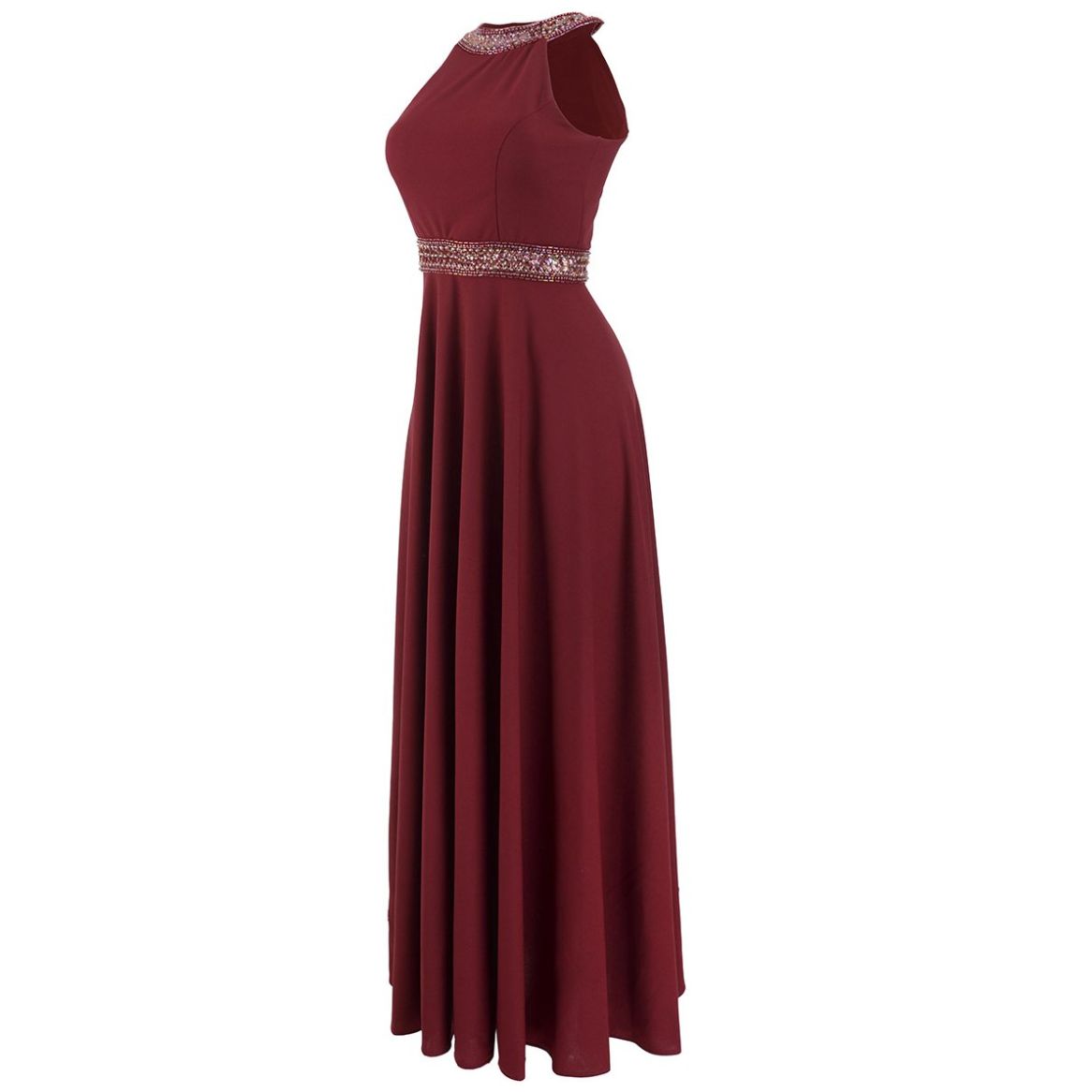 Vestido Largo con Pedrería Koemya para Mujer