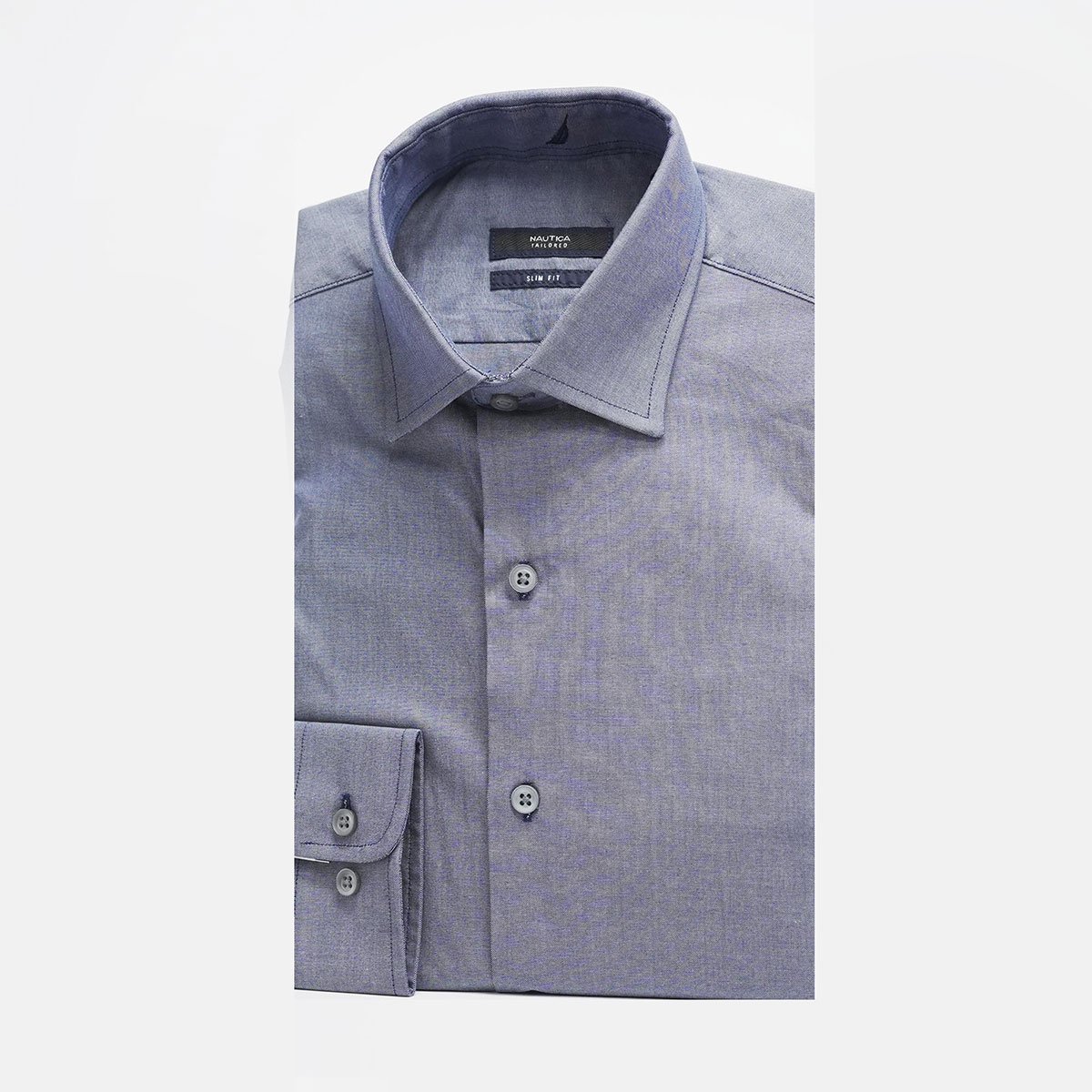 Camisa de Vestir Slim Fit para Hombre Nautica