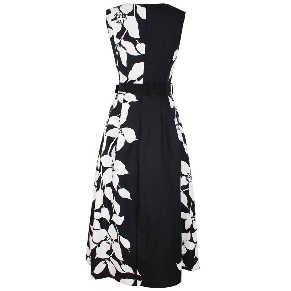 Vestido Basel Sin Manga Cuello Redondo Diseño Estampado para Mujer