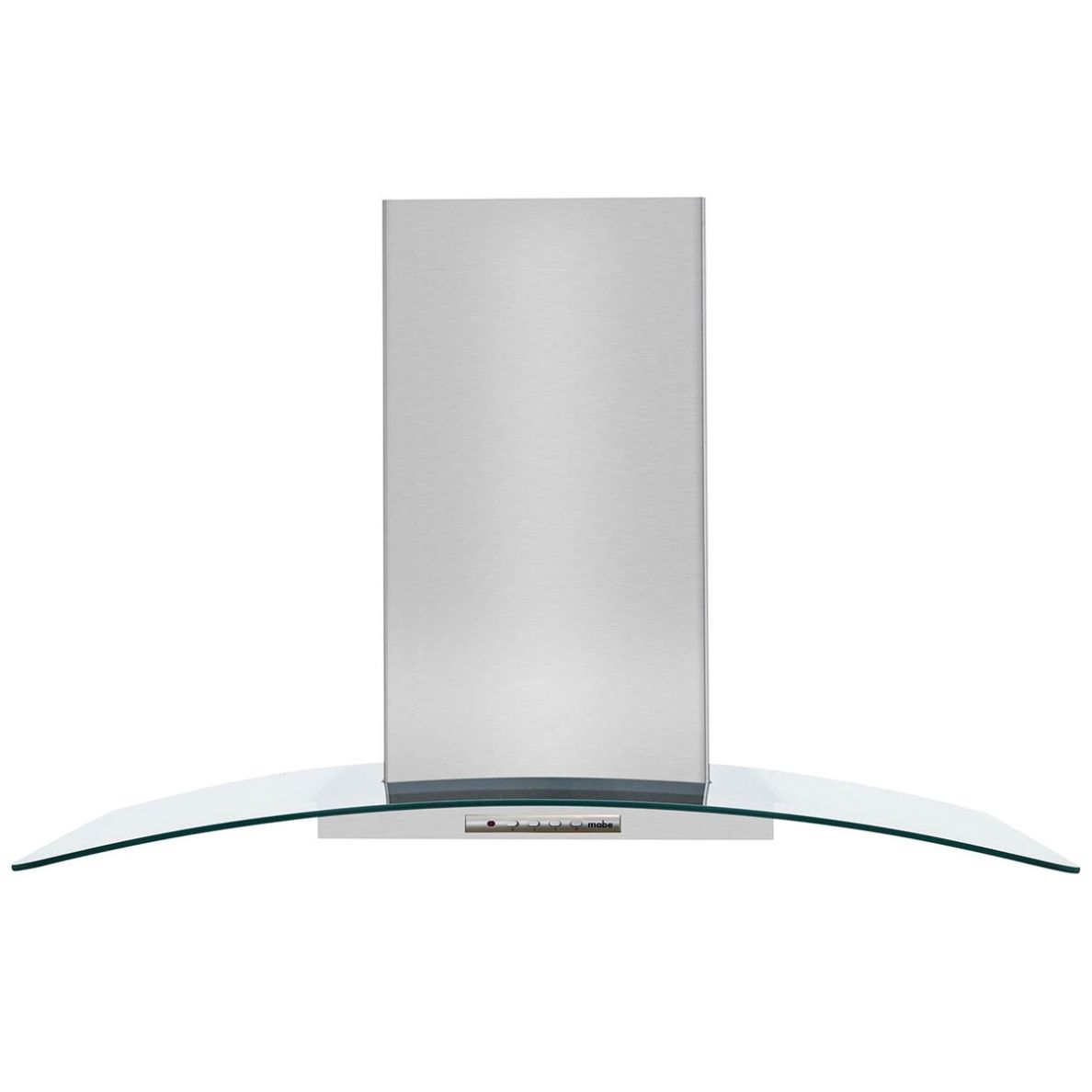 Campana Mabe Deco Cristal Curvo 90 Cm Acero Cmid90Ssx0