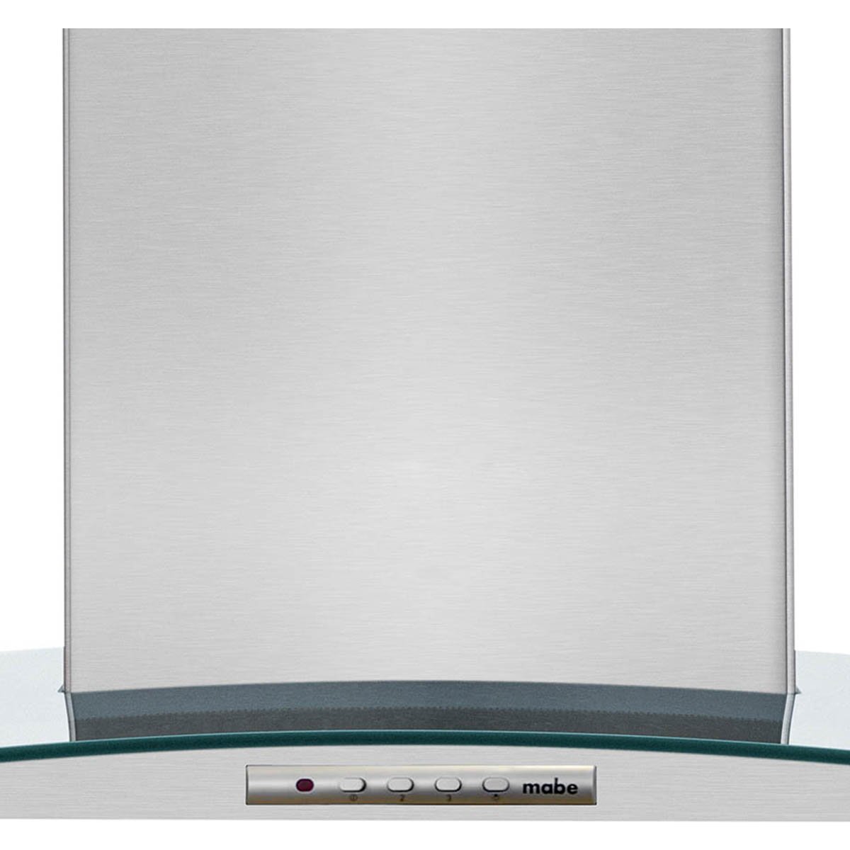 Campana Mabe Deco Cristal Curvo 90 Cm Acero Cmid90Ssx0