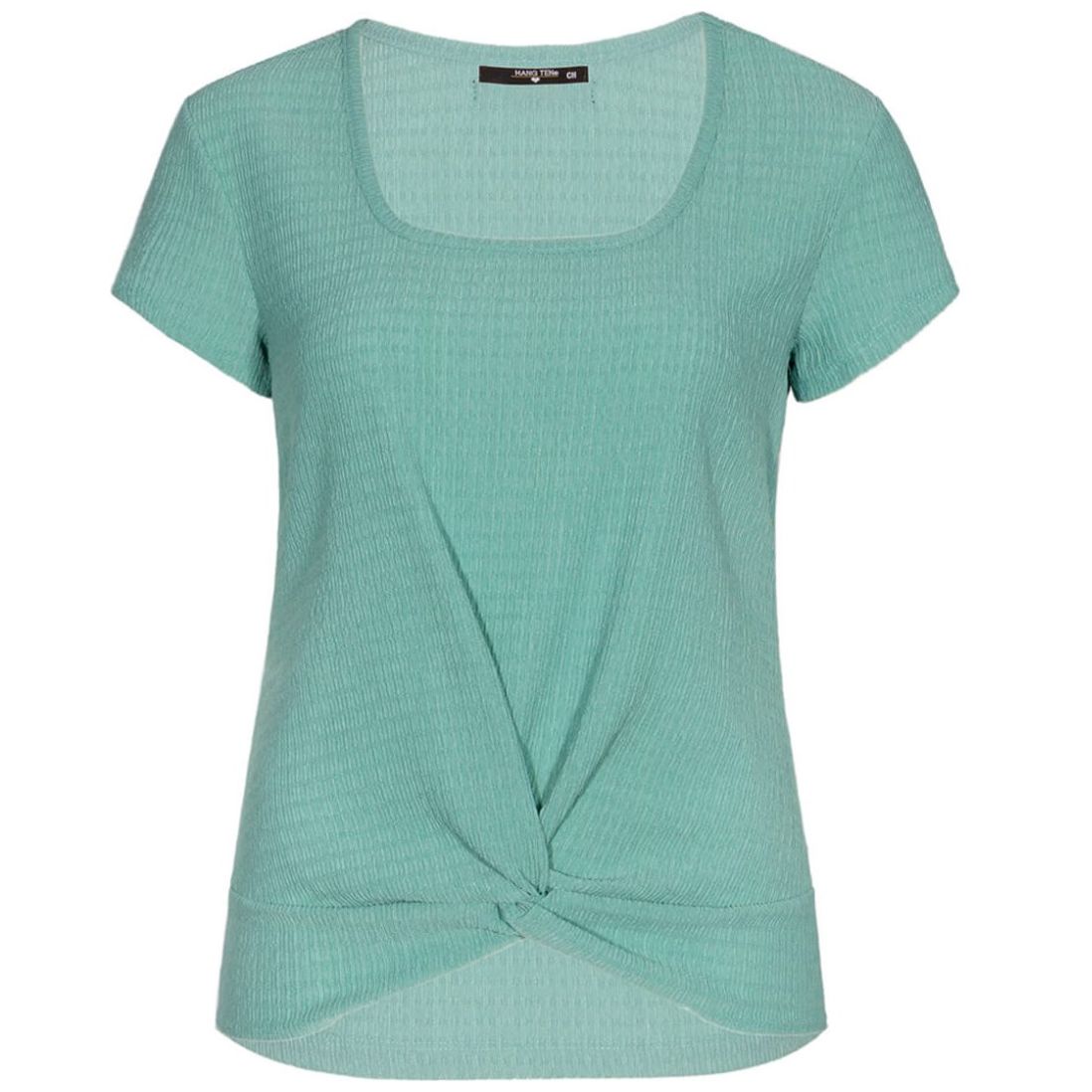 Blusa Manga Corta Detalle en Ruedo Hang Ten