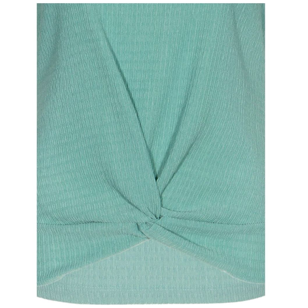 Blusa Manga Corta Detalle en Ruedo Hang Ten