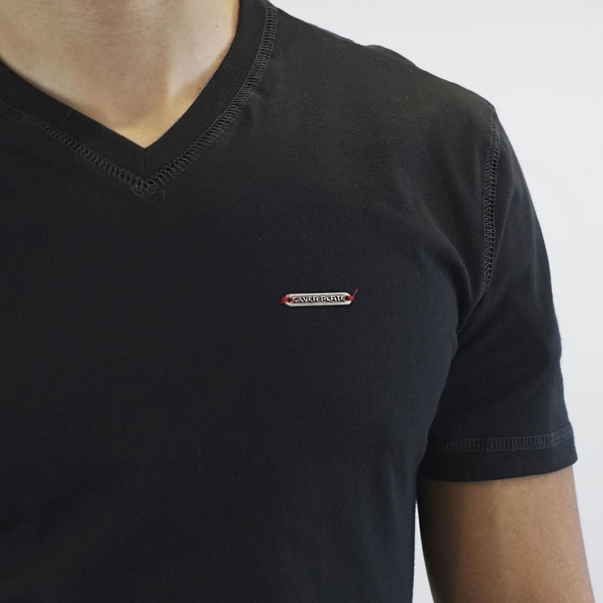 Playera a Rayas Silver Plate para Hombre