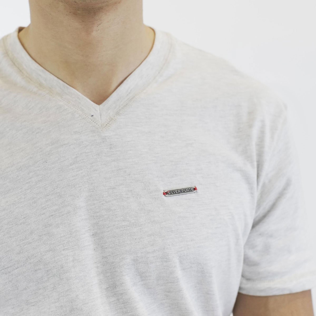 Playera a Rayas Silver Plate para Hombre