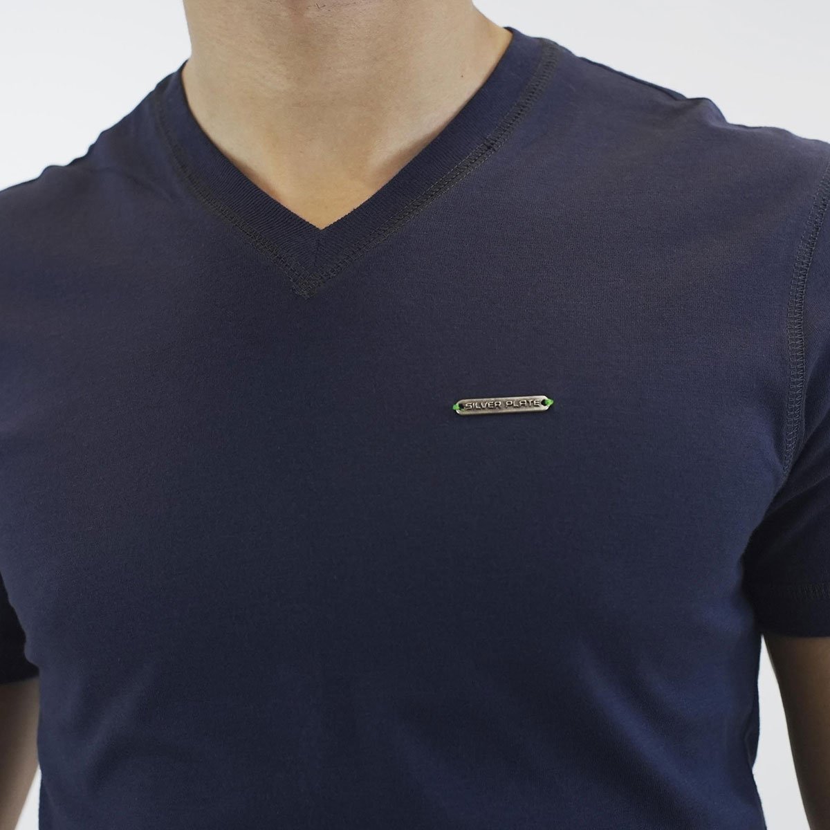 Playera a Rayas Silver Plate para Hombre