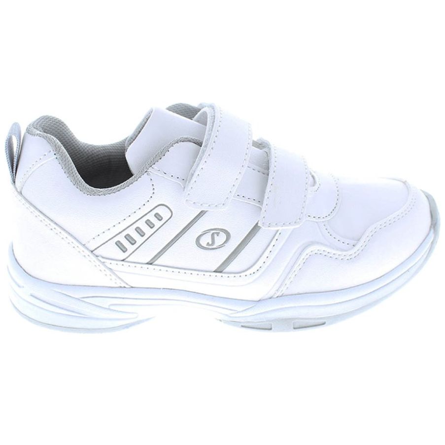 Tenis Escolar 18-21 Blanco Spalding para Niño