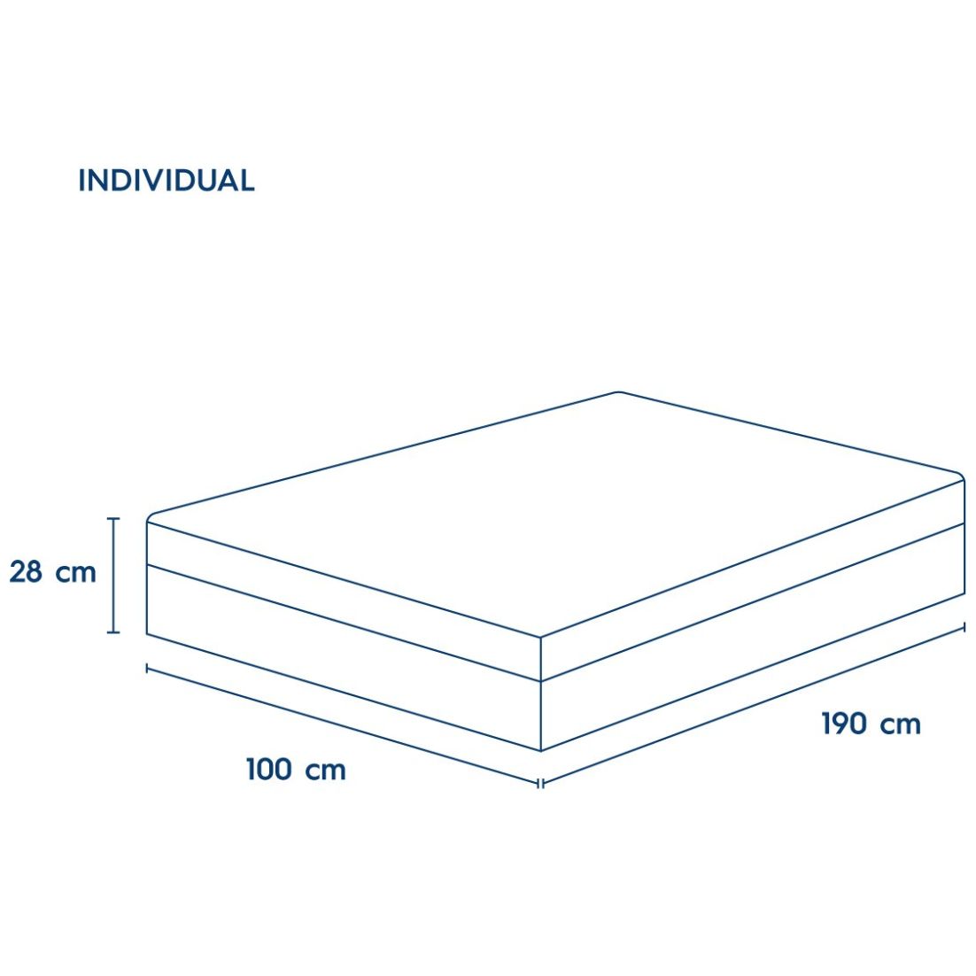 Colchón Individual Original Plus Hb Luuna
