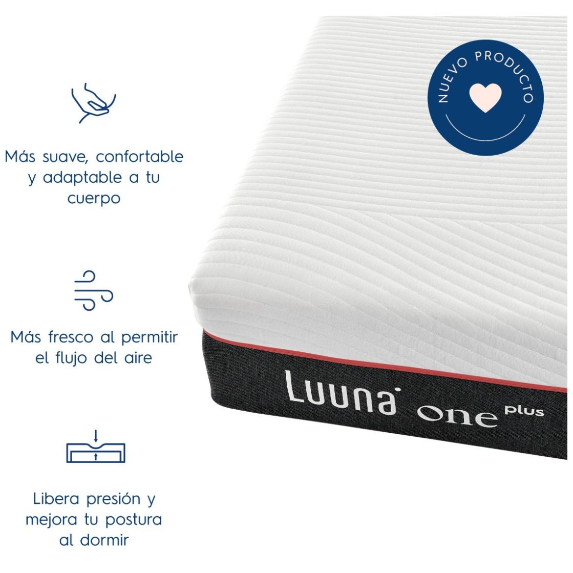 Colchón King Size One Plus Hb Luuna