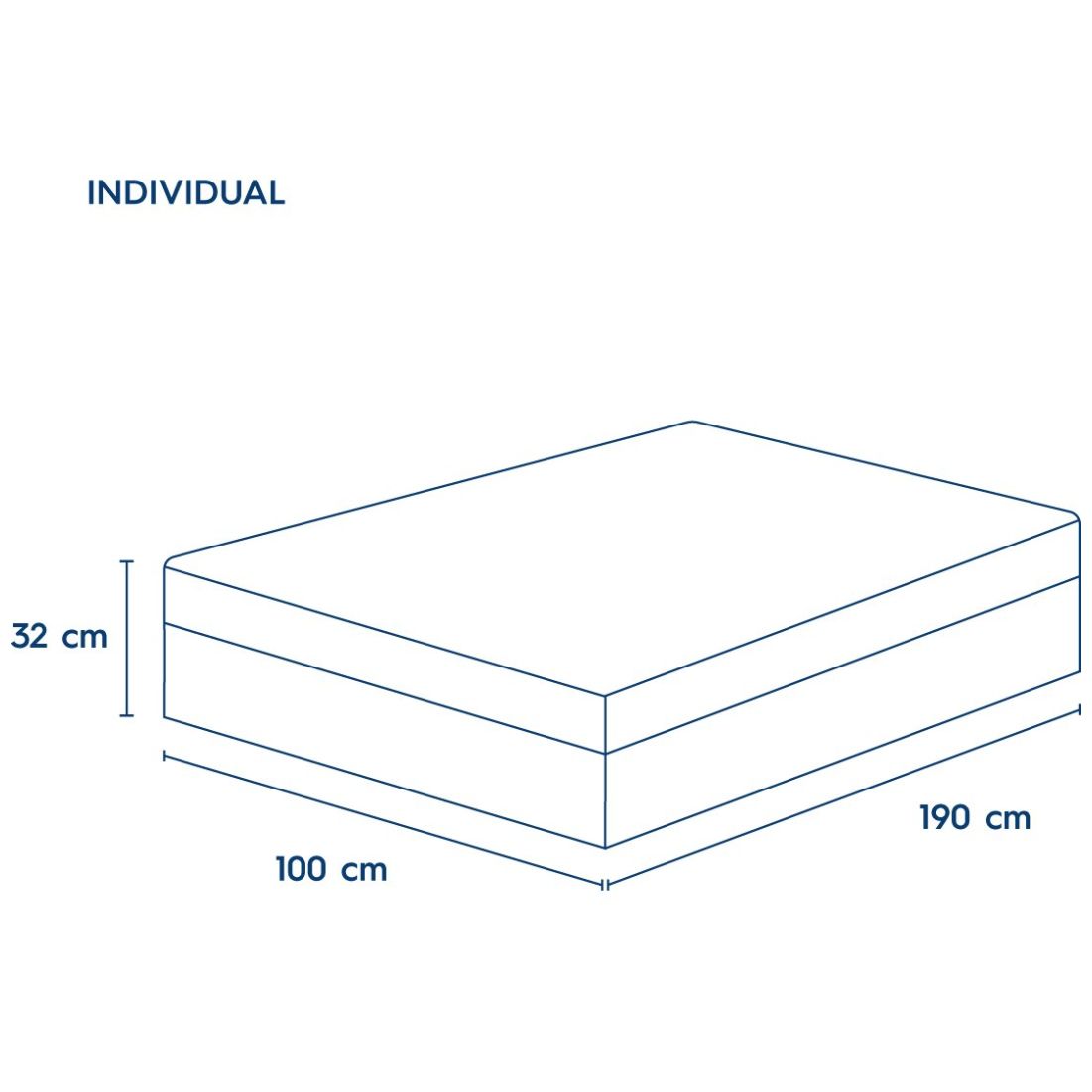 Colchón King Size One Plus Hb Luuna