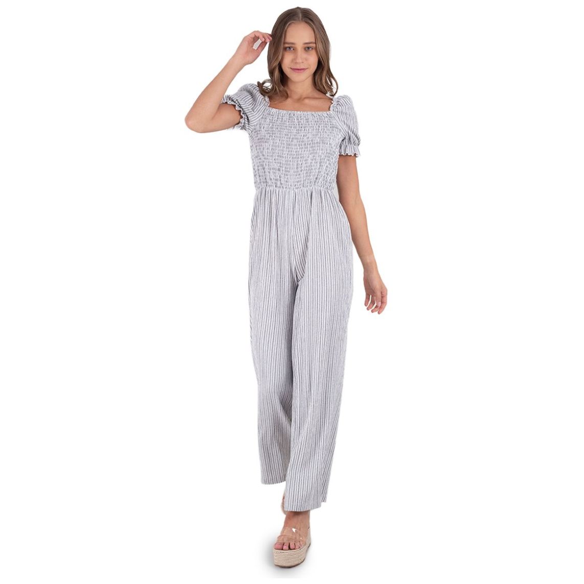 Jumpsuit Largo Manga Corta Spandex Salsa Collection