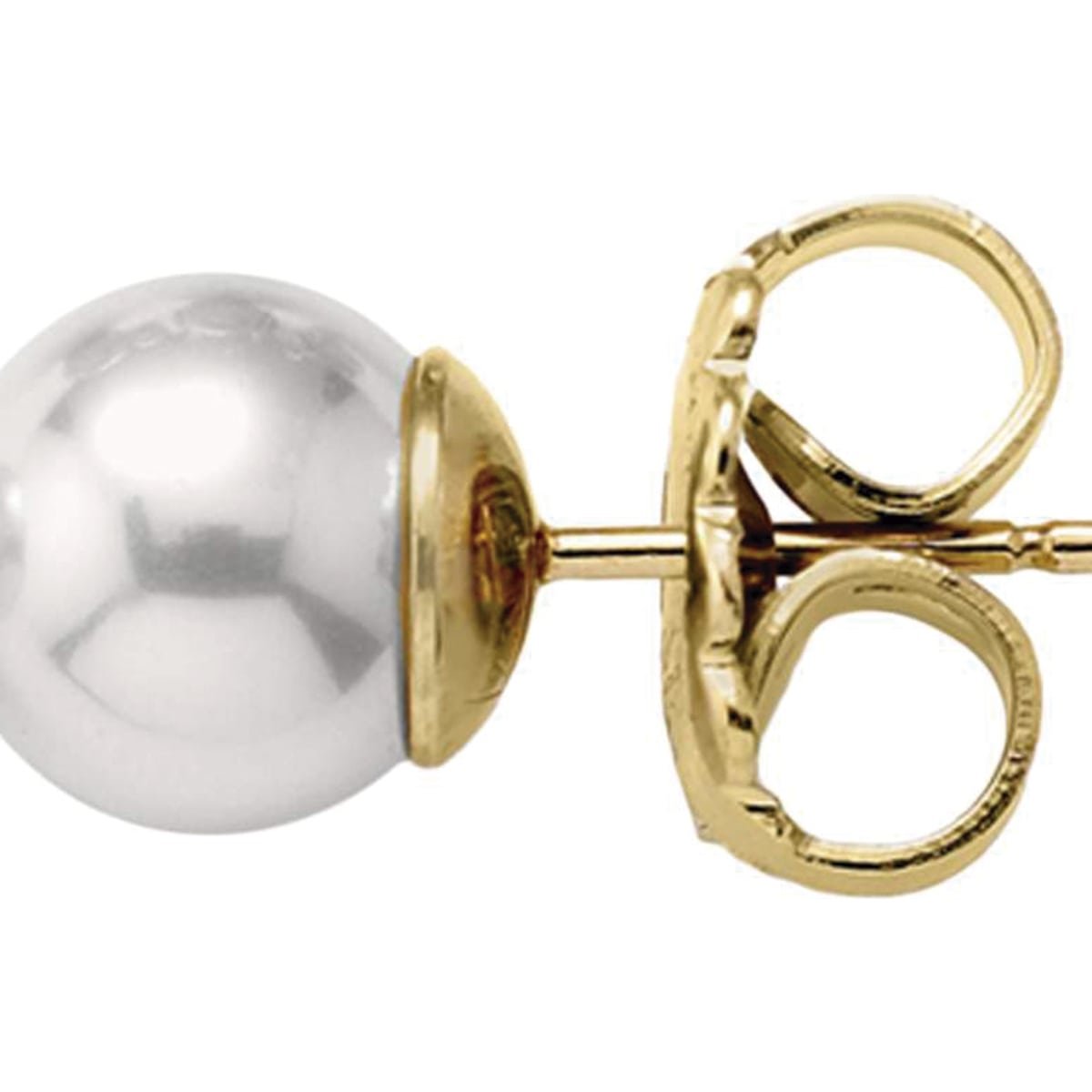 Aretes Perla Blanca Majorica