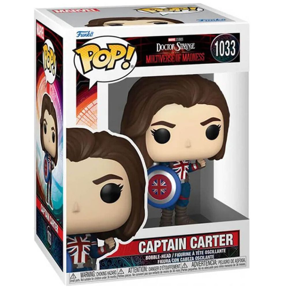 Funko Pop Marvel Doctor Strange In The Multiverse Of Madness Captain Carter