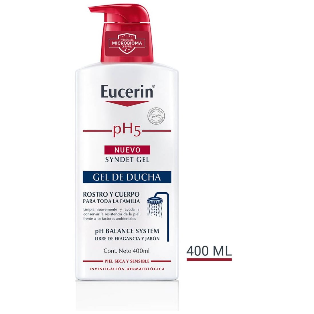 Eucerin Ph5 Syndet Gel de Ducha 400Ml