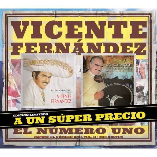 2 Cds+Dvd Vicente Fernandez el No. uno Vol.ii, Mis Duetos