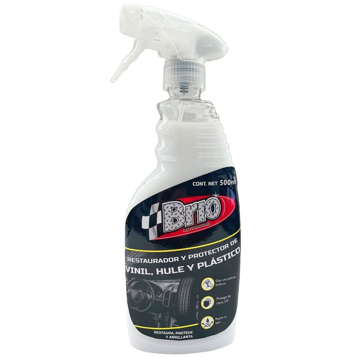 Restaurador Brio para Vinil, Hule y Plástico