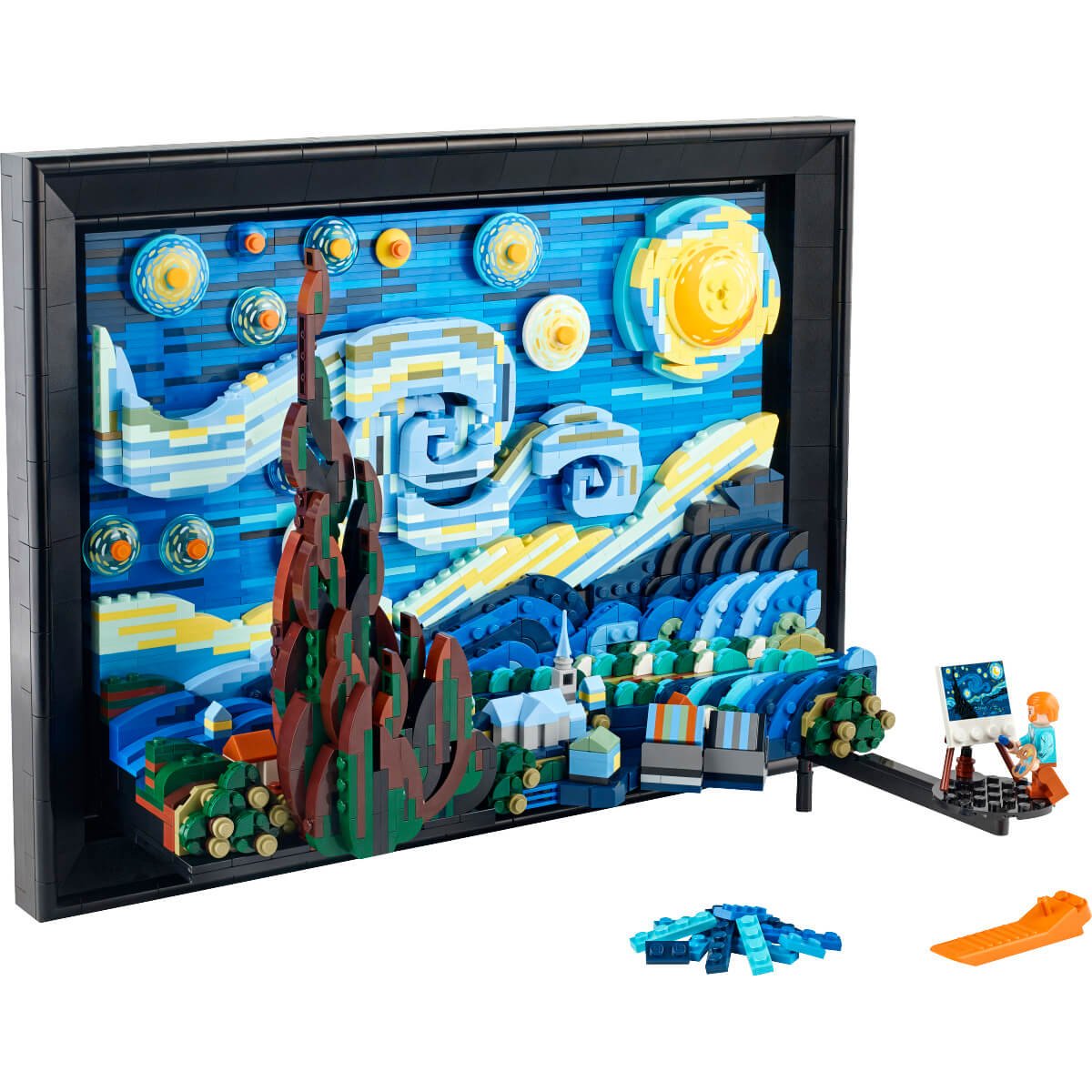 Ideas Vincent Van Gogh: la Noche Estrellada; Diseño de Interiores Lego®