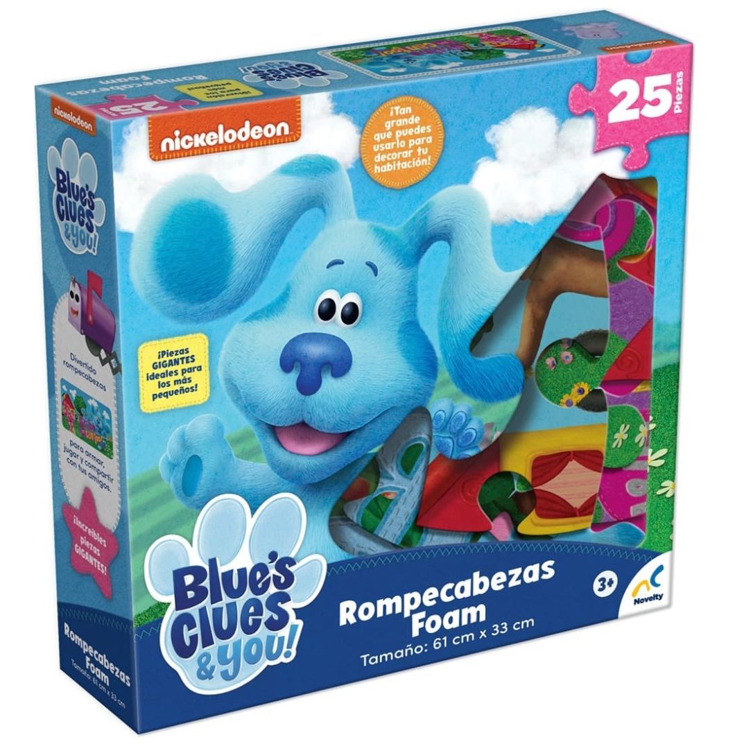 Rompecabezas Foam Blues Clues 25 Pzas Gigantes Novelty