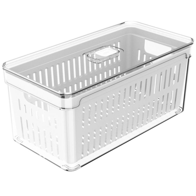 Organizador De Cubiertos Clear Blanco