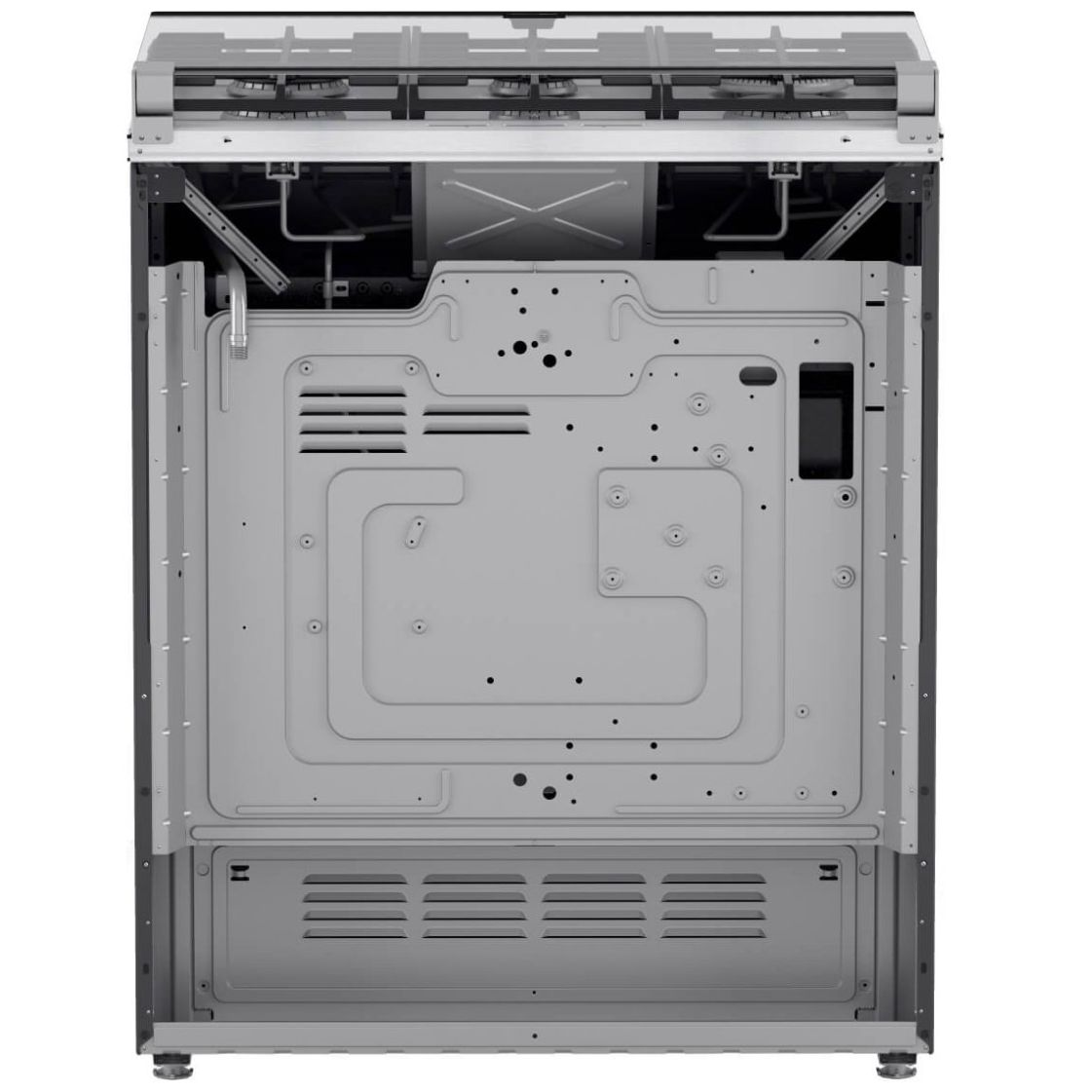 Estufa Mabe 30" Inoxidable Gas Lp / Natural  Emh7602Dss0