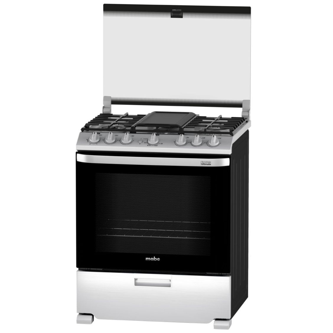 Estufa Mabe 30" Inoxidable Gas Lp / Natural  Emh7602Dss0