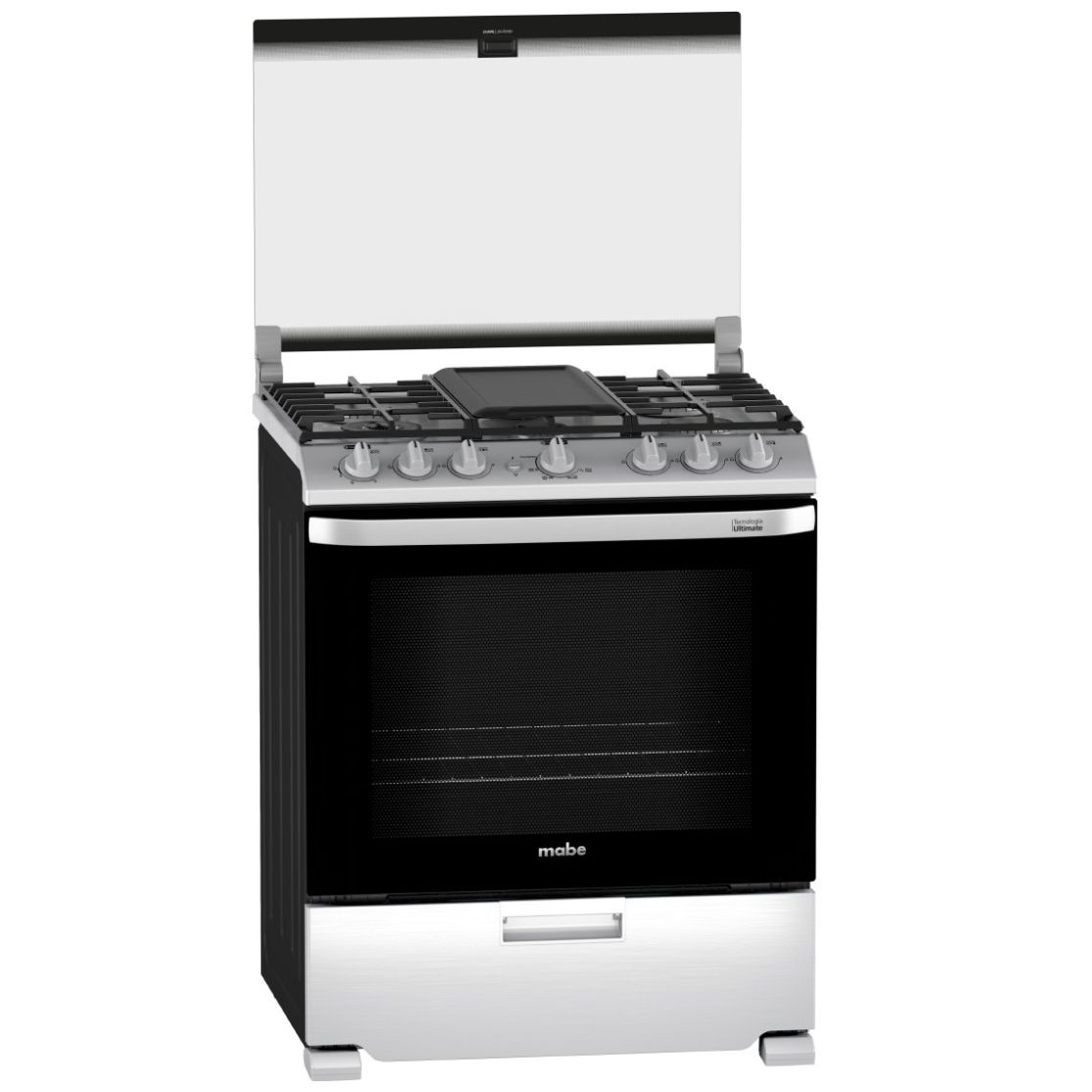 Estufa Mabe 30" Inoxidable Gas Lp / Natural  Emh7602Dss0