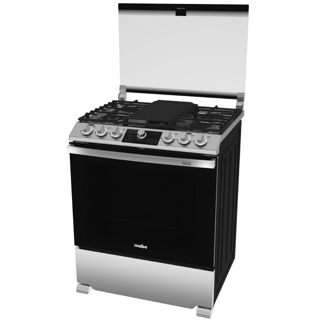 Estufa Mabe 30" Acero Inoxidable Gas Lp / Natural  Emh7613Dtss0