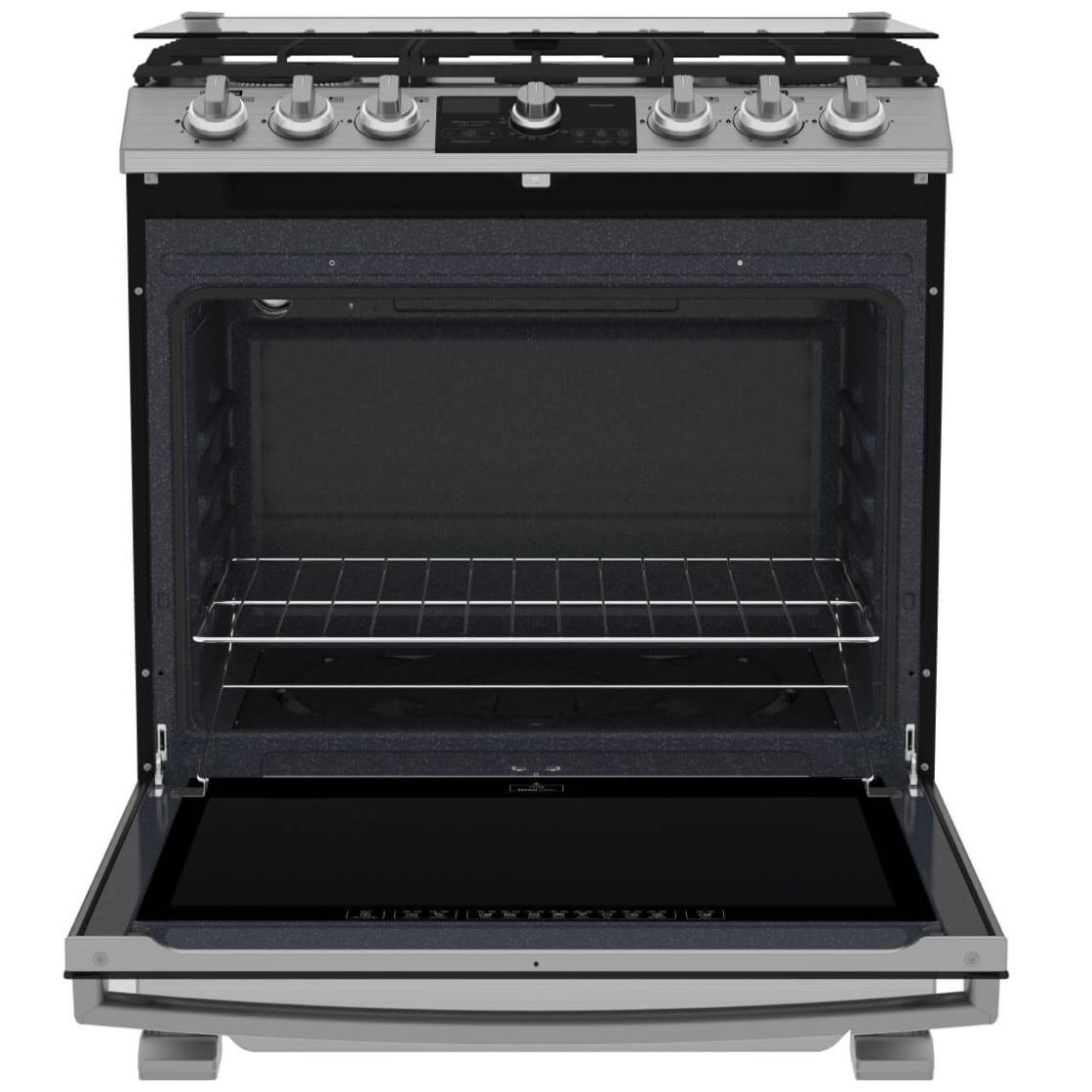 Estufa Mabe 30" Acero Inoxidable Gas Lp / Natural  Emh7613Dtss0