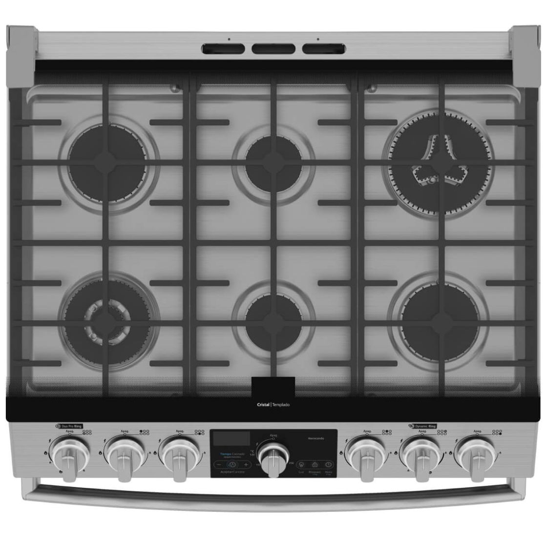 Estufa Mabe 30" Acero Inoxidable Gas Lp / Natural  Emh7613Dtss0