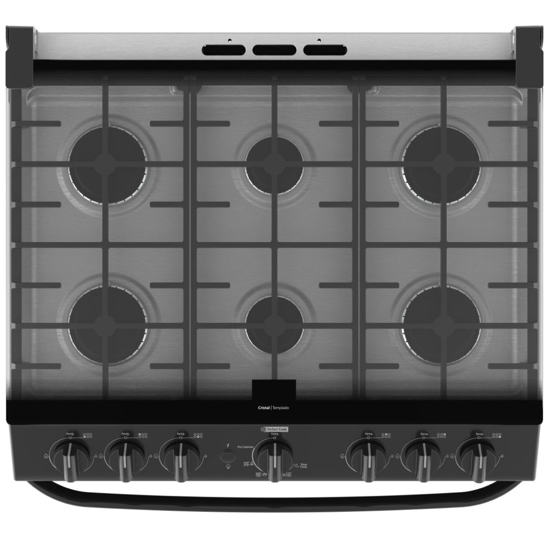 Estufa Mabe 30 " Black Slate Gas Lp / Natural Emh7602Jbs0
