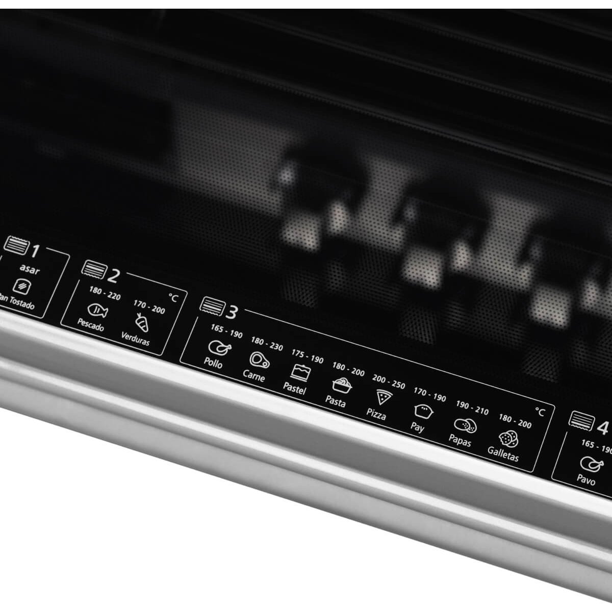 Estufa Mabe 30 " Color  Silver Gas Lp / Natural Emh7602Js0