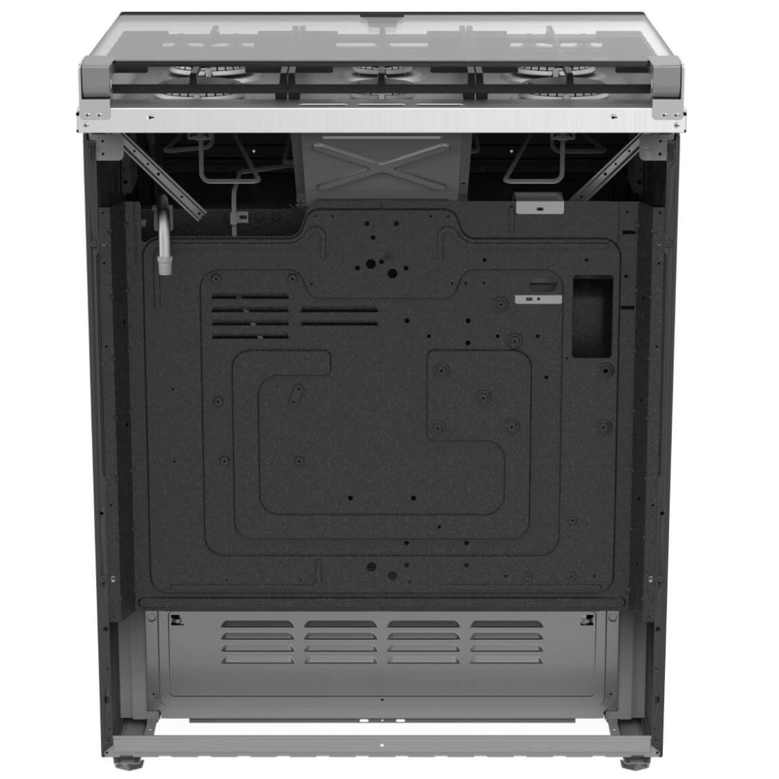 Estufa Mabe 30 " Color  Silver Gas Lp / Natural Emh7602Js0