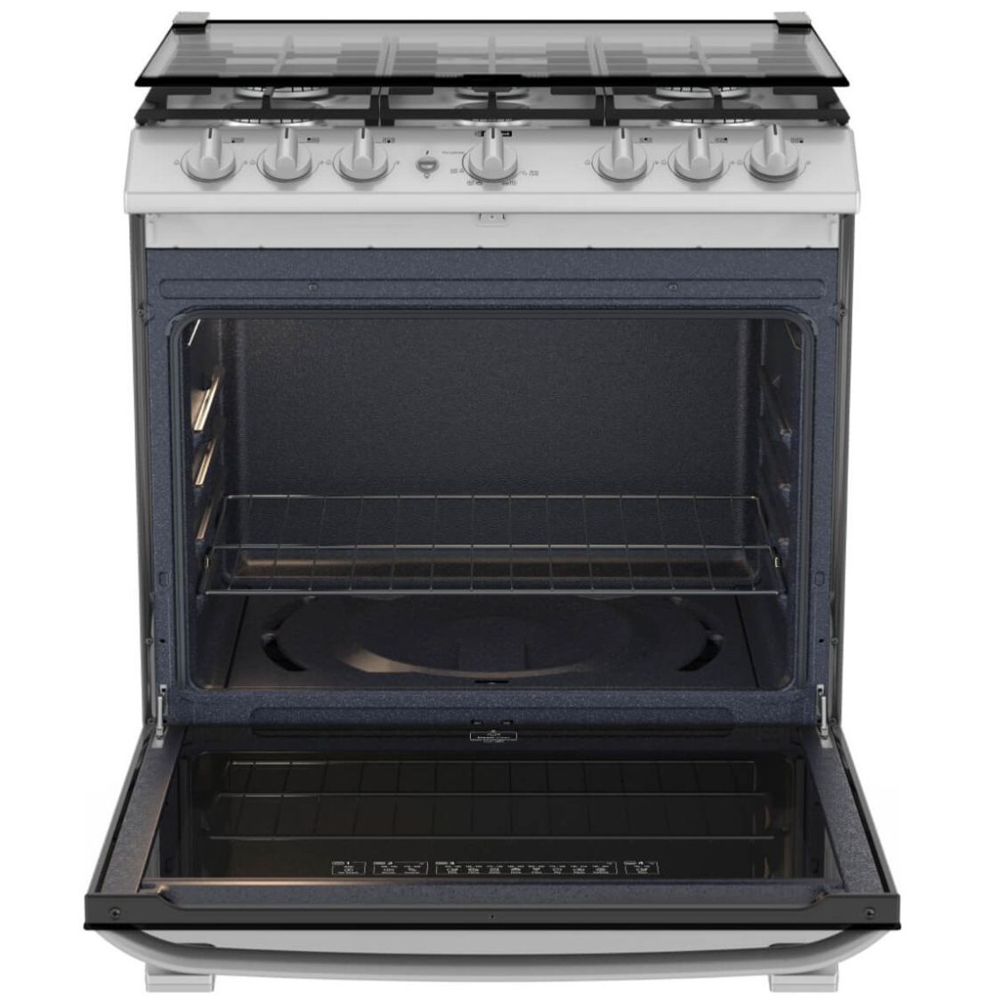 Estufa Mabe 30 " Color  Silver Gas Lp / Natural Emh7602Js0