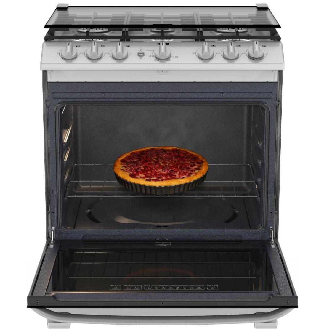 Estufa Mabe 30 " Color  Silver Gas Lp / Natural Emh7602Js0