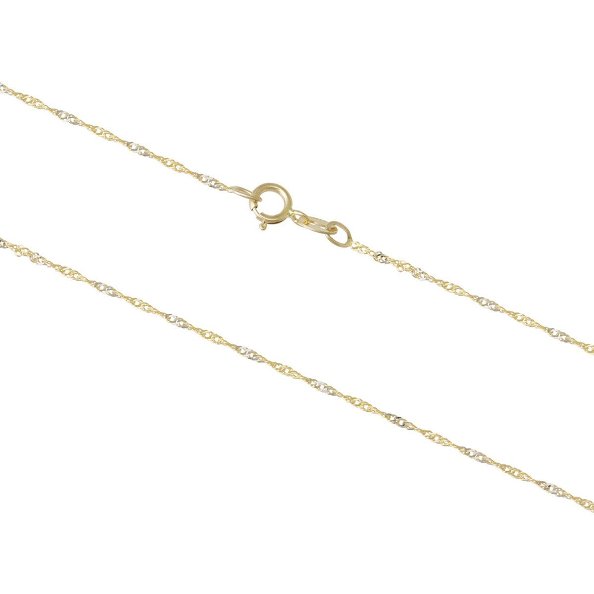 Cadena Singapur Bic 55 Cm 14K Sini