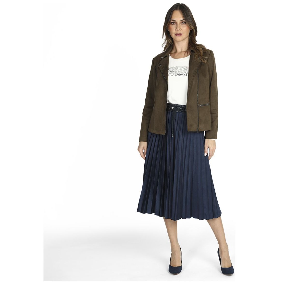 Falda para Mujer Tableada Foley's