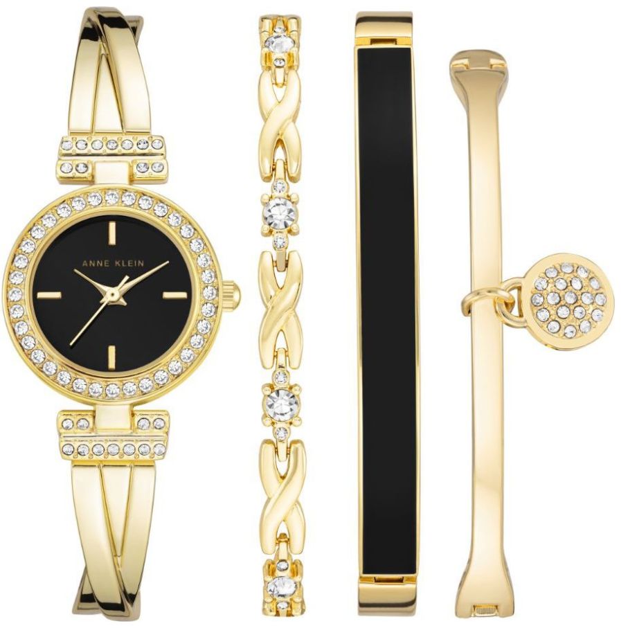 Set de Reloj  para Mujer Anne Klein Modelo Ak2238Bkst