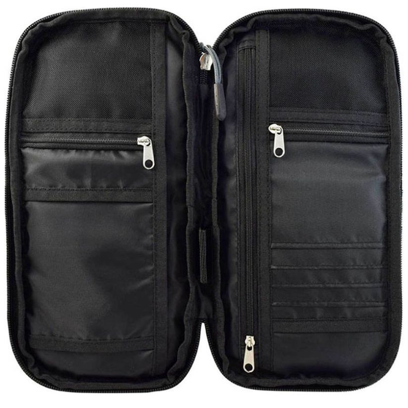 Organizador de Viaje con Cierre Negro Wallis