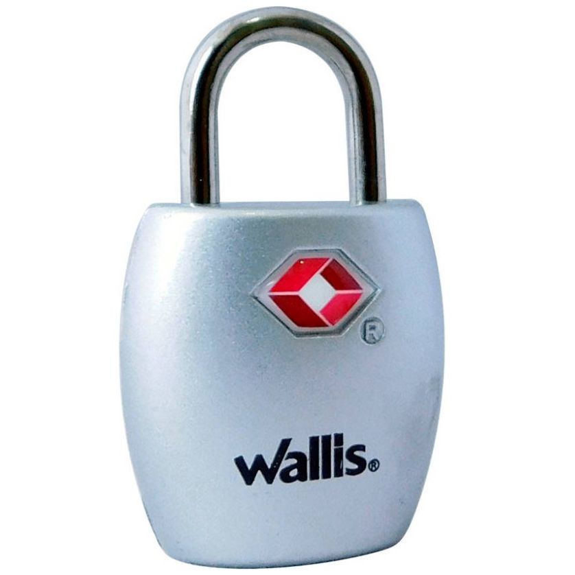 Candado de Llave Tsa Plata Wallis