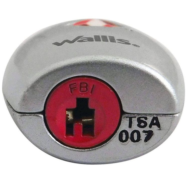 Candado de Llave Tsa Plata Wallis