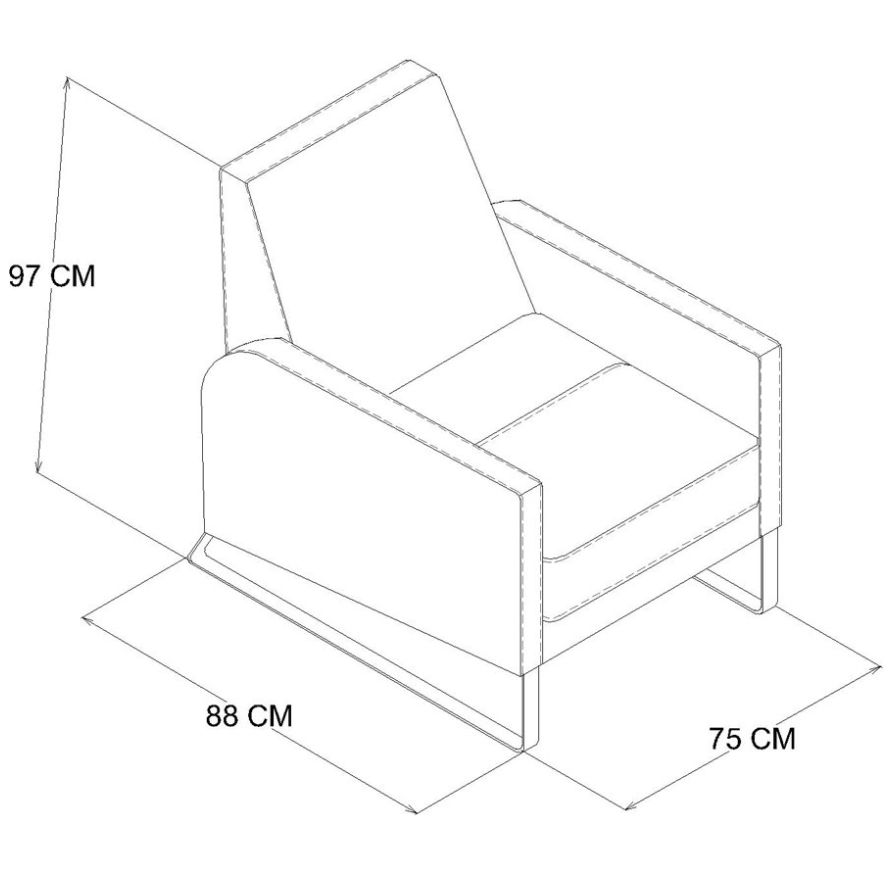 Reclinable Negro Barri Boal