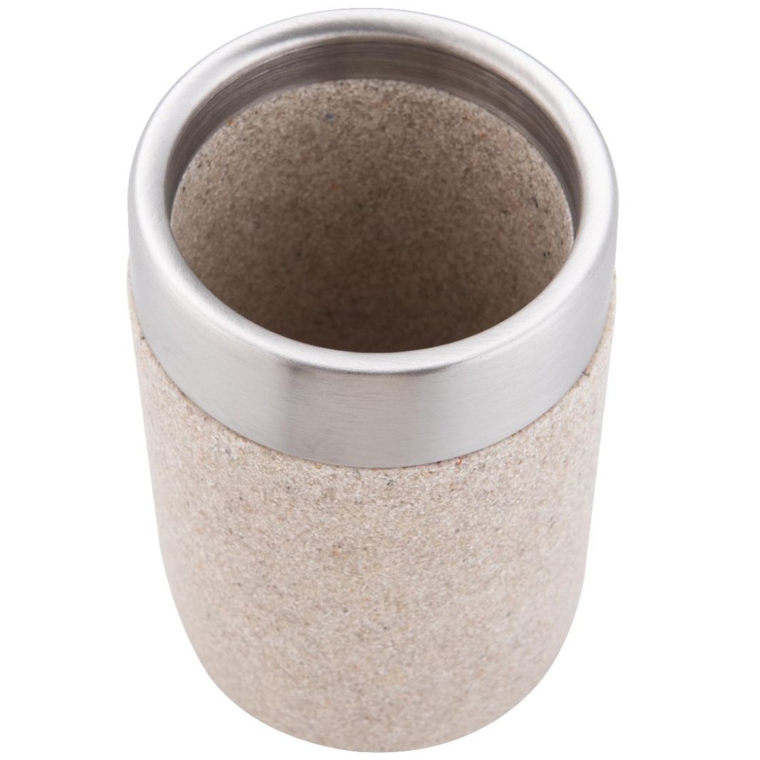 Vaso Noruega Beige Poliresina Zense