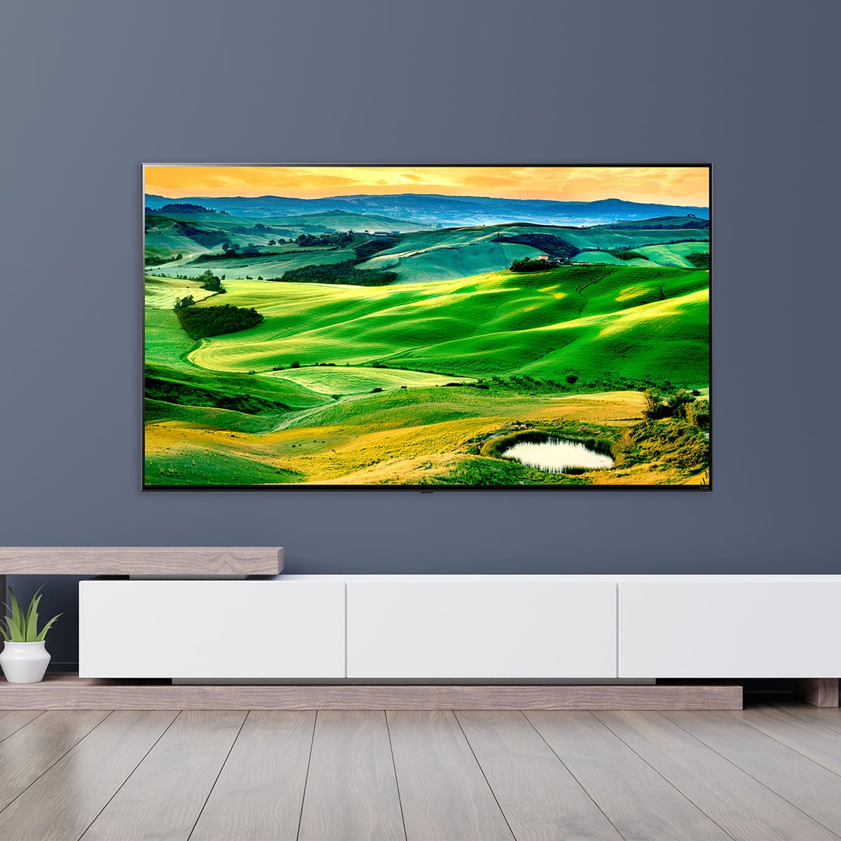 Pantalla LG 86" Qned Tv 4K Smart Tv con Thinq Ai 86Qned80Sqa