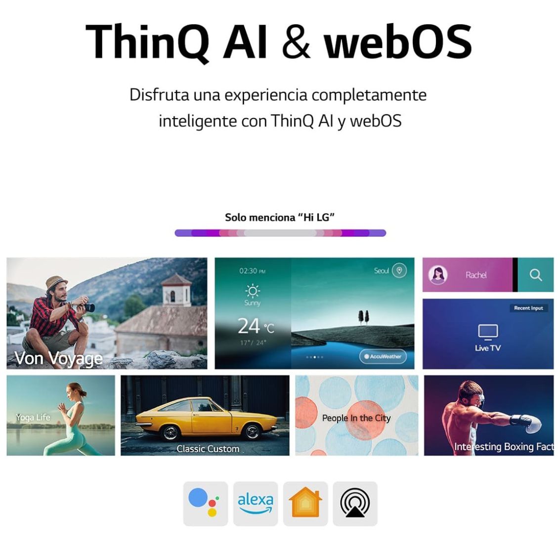 Pantalla LG 86" Qned Tv 4K Smart Tv con Thinq Ai 86Qned80Sqa