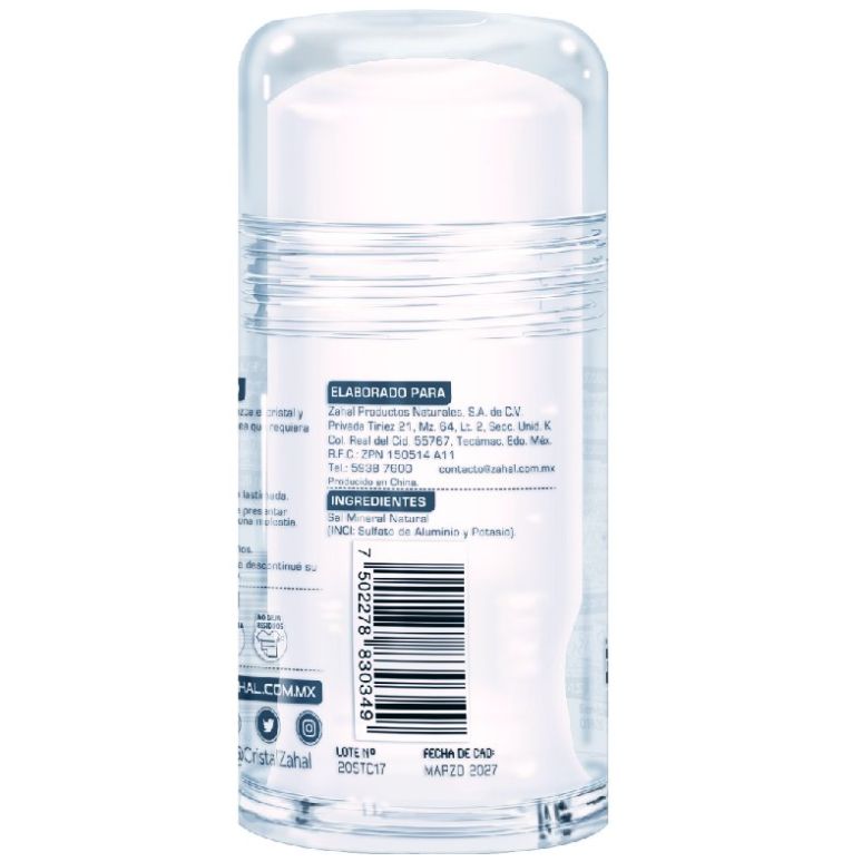 Zahal Desodorante Stick 120 G