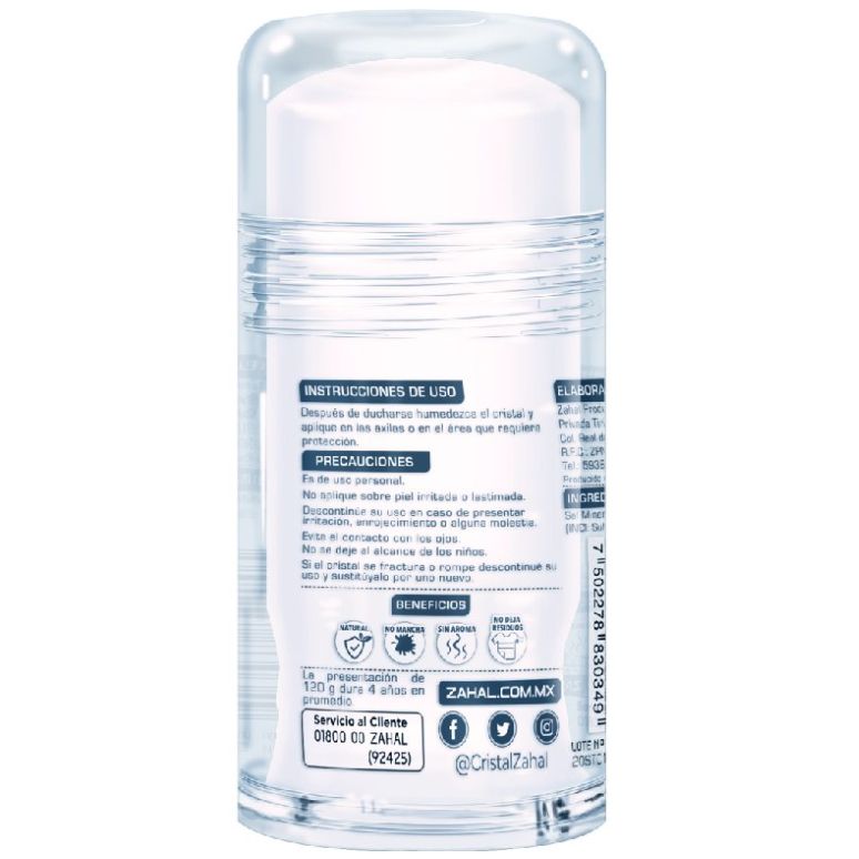 Zahal Desodorante Stick 120 G