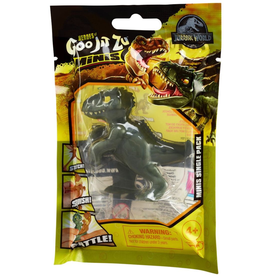 Mini Figura Induvidual Goo Jit Zu Jurassic Dc Mc Farlane