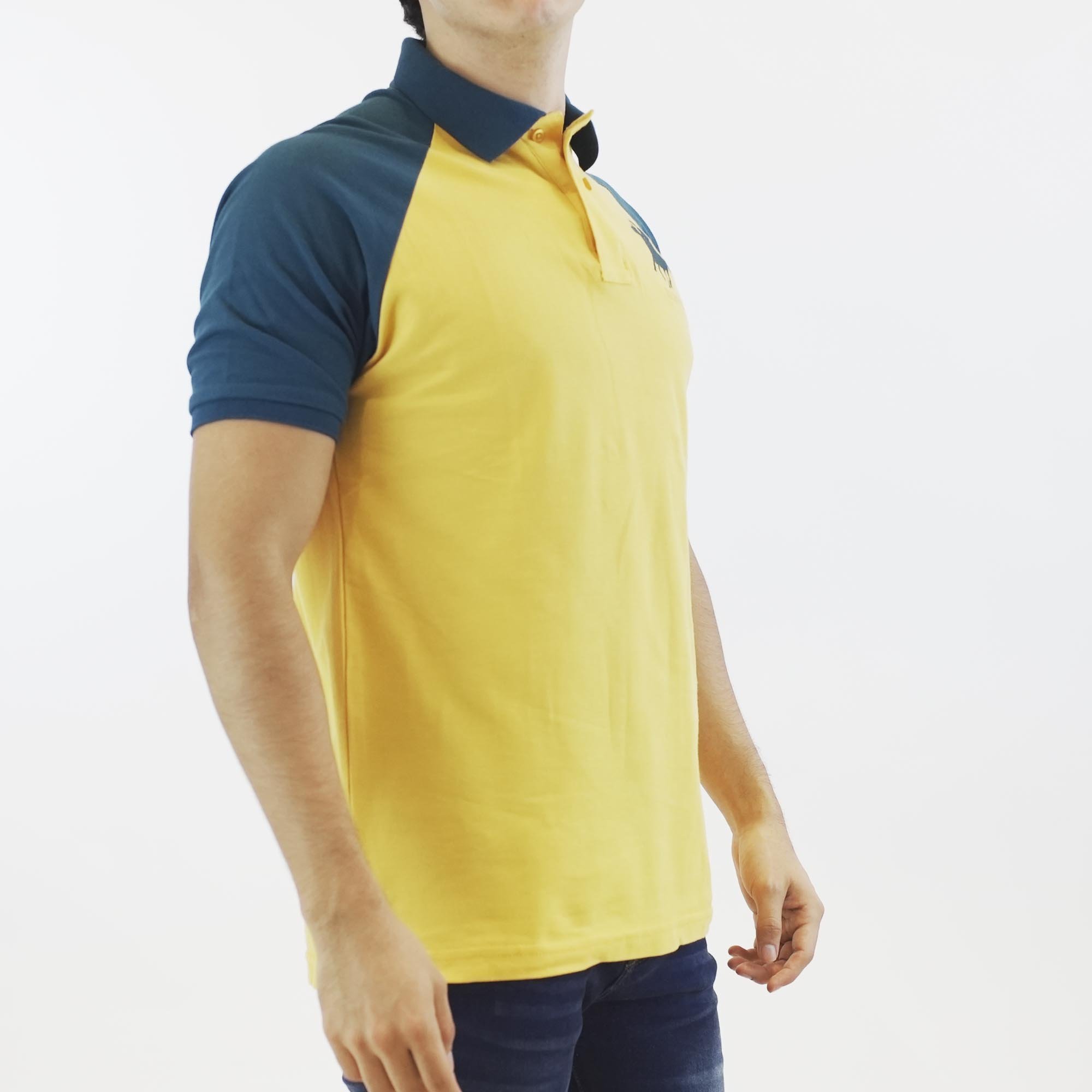 Playera Tipo Polo Manga Corta Royal Polo Club para Hombre