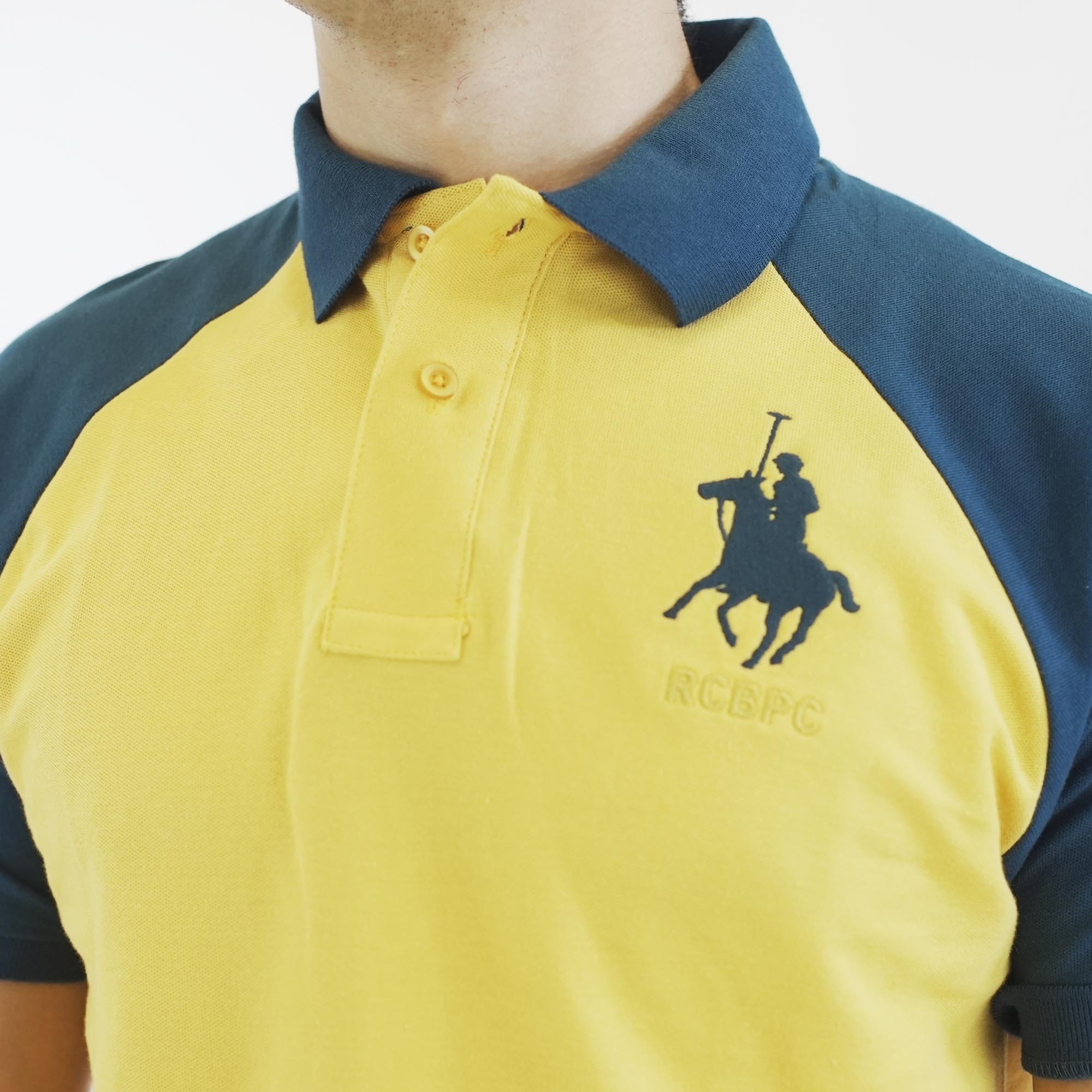 Playera Tipo Polo Manga Corta Royal Polo Club para Hombre